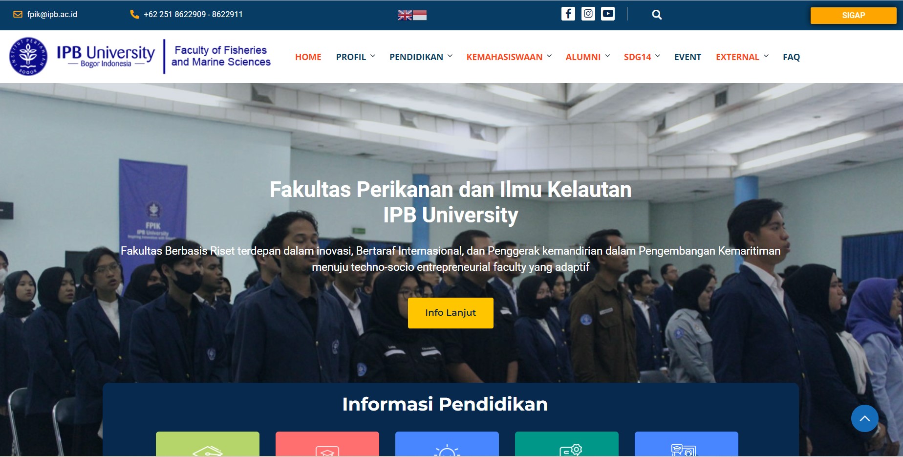 Fakultas Perikanan Dan Ilmu Kelautan (FPIK) IPB || Provet Indonesia